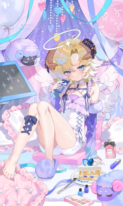 6月入金8月末納品のスケジュール募集しております!イラストご依頼数件募集急遽Vtuber立ち絵制作は二件のみ8月末納品スケジュールが可能です。 