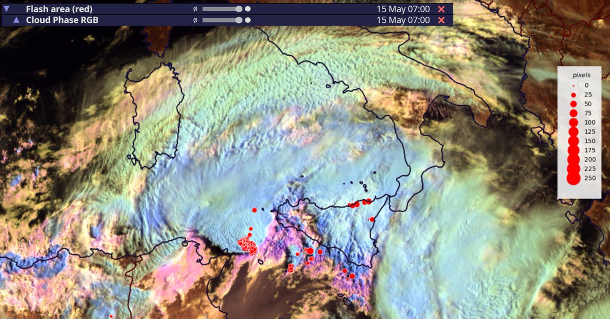 Not a bad satellite imagery to start a Testbed day with :)