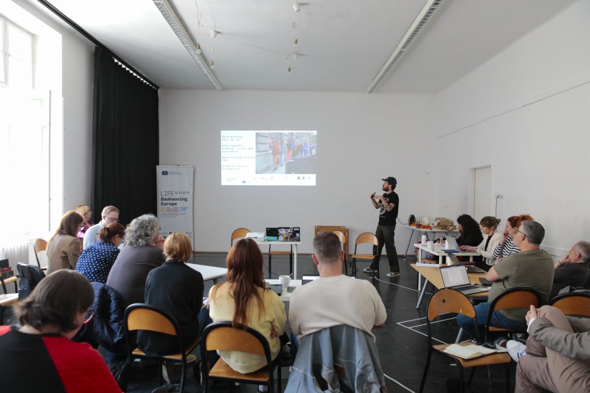 Steering Committee Meeting in Budapest, hosted by Pro Progressione, with the visit to the Hungarian target building, Bethlen Téri Theater.<a href="/LIFEprogramme/">LIFE Programme</a> 

#LIFEBauhausingEurope #NewEuropeanBauhaus 
#sustainability #architecture #biodiversity #communities #greendeal
#LIFEprogramme