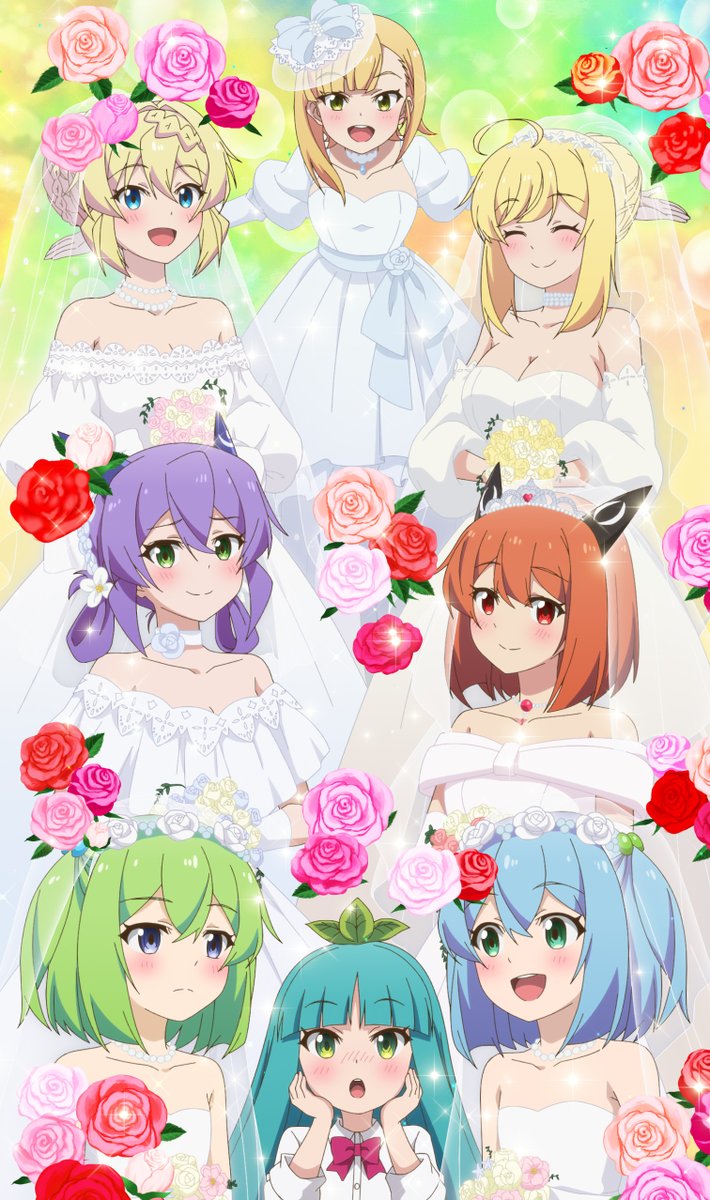 第7話のアイキャッチで使用された イラスト公開‼️🎉👰‍♀️💒👰 ＼ 第
