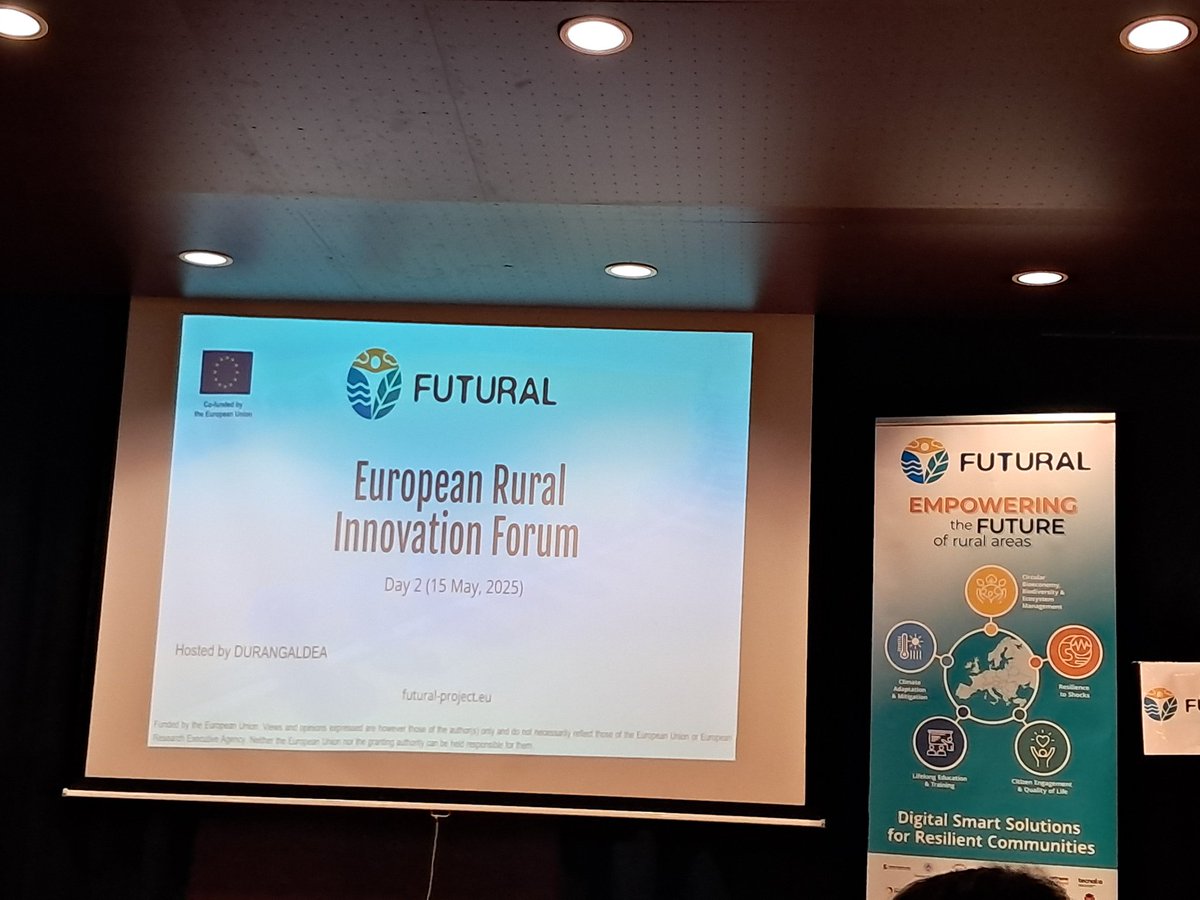 European Rural Community Alliance - ERCA (@ercarural) on Twitter photo Day 2 of <a href="/FUTURALproject/">FUTURAL Project</a> EU-RIF event about to begin. Looking forward to discussions on Networking and building synergies and co-design of Sustainable Business models.
#Ruralinnovation #SmartSolutions Day 2 of <a href="/FUTURALproject/">FUTURAL Project</a> EU-RIF event about to begin. Looking forward to discussions on Networking and building synergies and co-design of Sustainable Business models.
#Ruralinnovation #SmartSolutions