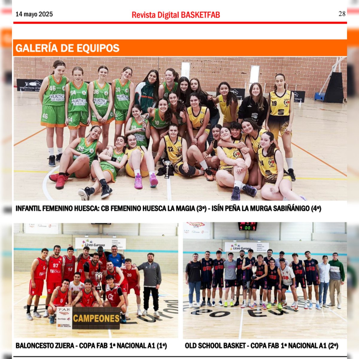 📰 ✍️ Presencia semanal en la revista FABASKET (<a href="/FabasketAragon/">FABASKET</a>).

#letsgoldschool #oldschoolfamily #FAB #FABASKET