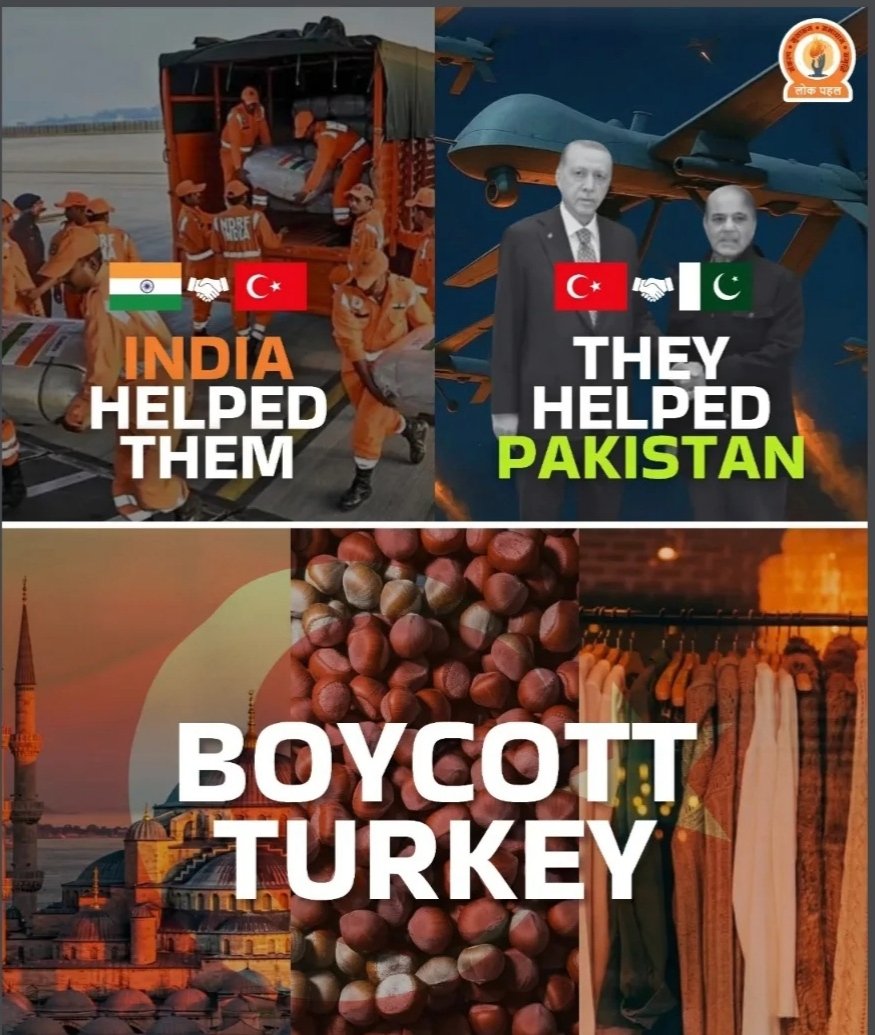 ItsRudrapur's tweet photo. India helped Turkey in its worst times. Turkey helped Pakistan in our times 

#BoycottTurkey 

Share it Retweet it 🇮🇳❣️ https://t.co/euxaAcjiSv