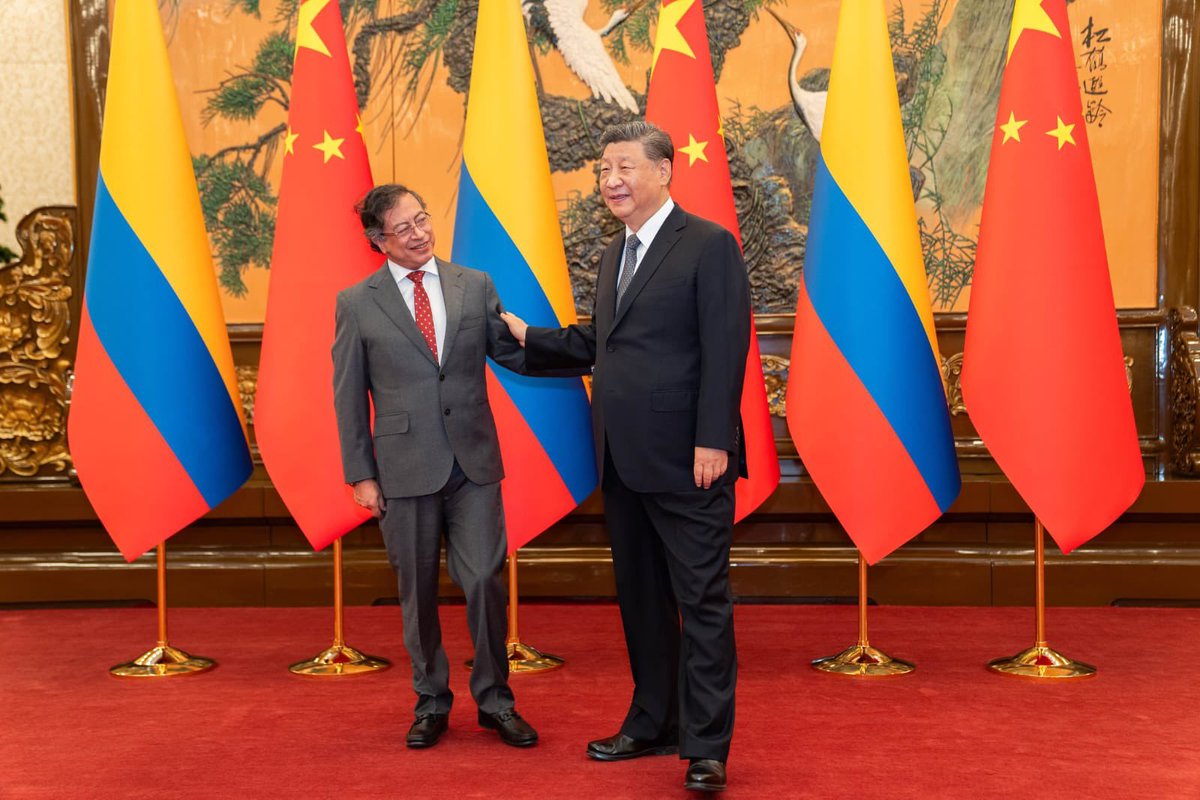 Columbia is now a member of China's Belt and Road Initiative.

As the US isolates itself by waging endless war on multiple fronts, China is building literal bridges across the Global South.

The end of US hegemony is closer than we think.