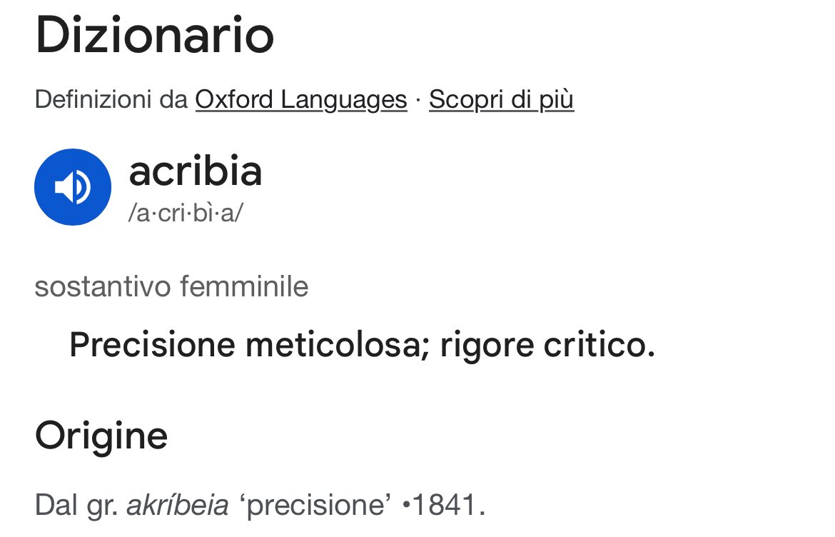 Giampaolo Cerri (@gpcerri) on Twitter photo Oggi, riascoltando il sempre bellissimo <a href="/primapag_tweet/">Radio3PrimaPag</a>, ho sentito leggere acribìa.
Ho sempre detto àcribia, sbagliando (ho voluto persino controllare!).
W la radio. Oggi, riascoltando il sempre bellissimo <a href="/primapag_tweet/">Radio3PrimaPag</a>, ho sentito leggere acribìa.
Ho sempre detto àcribia, sbagliando (ho voluto persino controllare!).
W la radio.