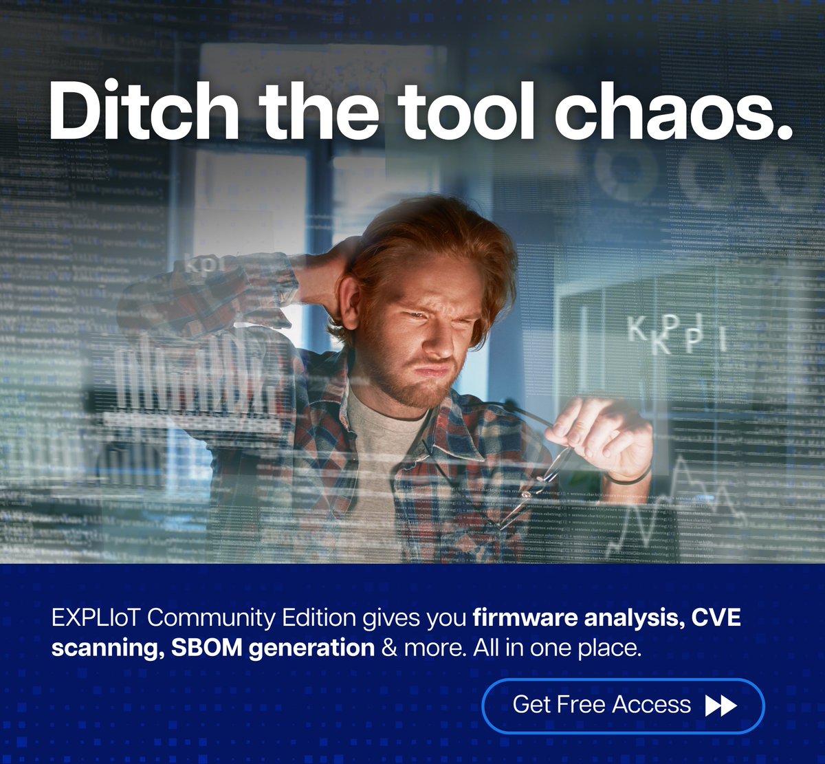 expliot_io's tweet image. Fragmented Workflows = Human Error

EXPLIoT Platform helps you perform security assessments of your devices in just a few clicks.

Get Started for FREE: expliot.io

#EXPLIoT #xIoTSecurity #FirmwareAnalysis #SBOM #DevSecOps #SecurityAutomation