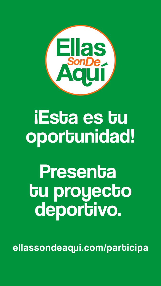 Si te inspiras en el camino y la dedicación de figuras como @alhambranievas te invitamos a presentar tu proyecto deportivo y cumplir tu sueño. ¿Sabes las ventajas de este patrocinio? Formación, Software y Hardware, Stages Profesionales, Apoyo Integral.
 👉 ellassondeaqui.com/es/Participa