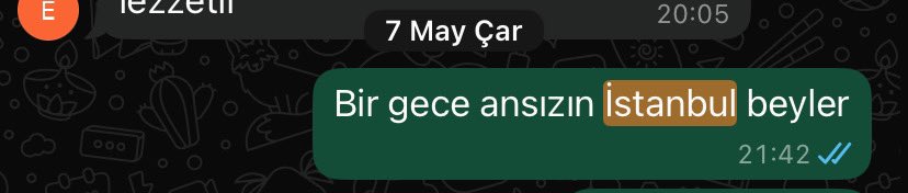 Ben daha önce söylemiştim, koymuşum diye yorumladım sarı civcive