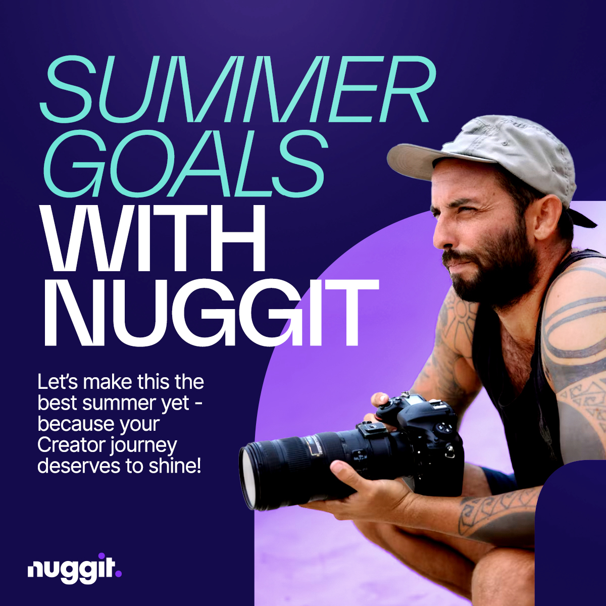 The sun is out, and so are the opportunities for Creators like YOU.☀️

At Nuggit, we’re all about helping you heat up your content strategy and chill with the best tools and support for building your Creator business. Whether you’re planning to launch a new project, secure a