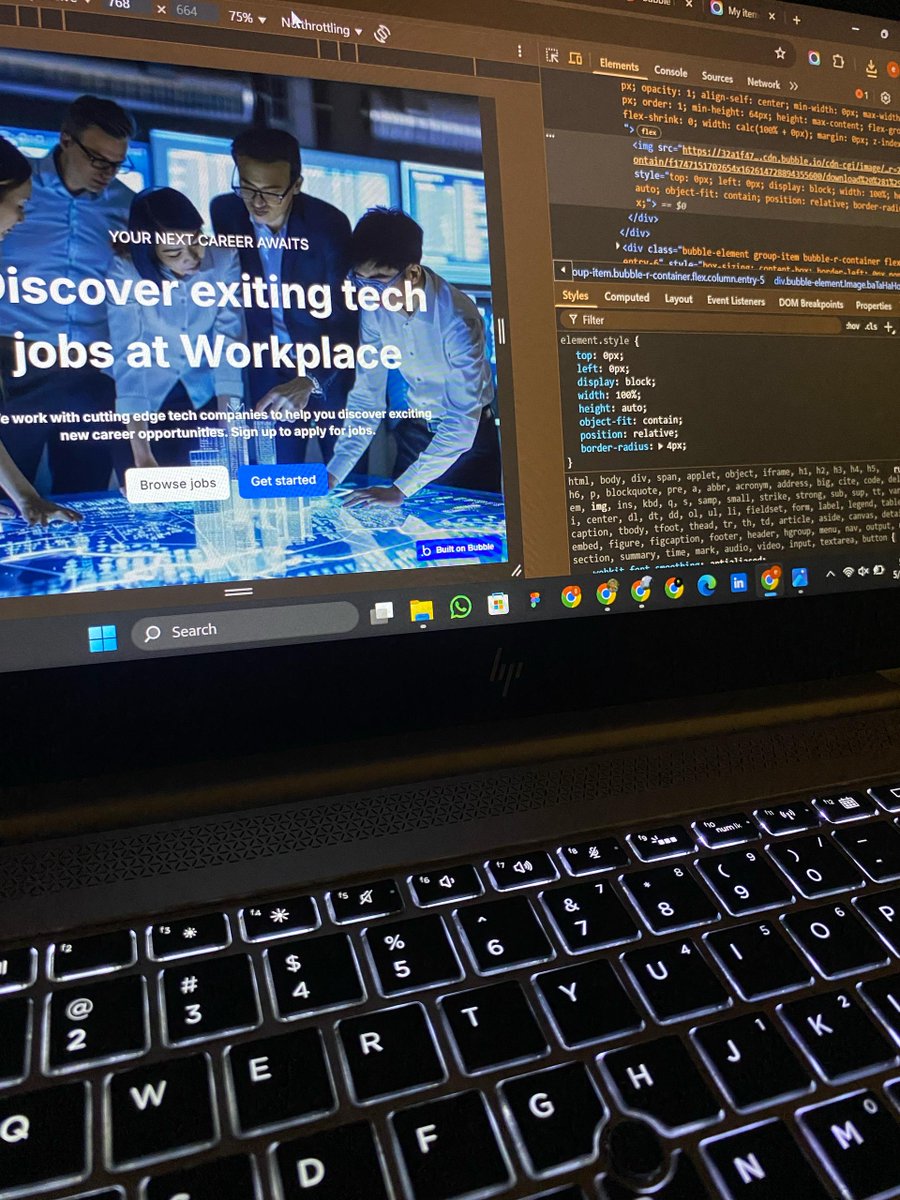 techwithnimmy's tweet image. Building a modern tech workplace using Bubble.io! 🚀 No-code tools = faster innovation, better UX, and smarter workflows. Stay tuned!
#NoCode #BubbleDev #TechStartup #WorkplaceInnovation #ProductDesign #SaaS #StartupLife #BubbleApp #NoCodeBuilder #UXUIDesign