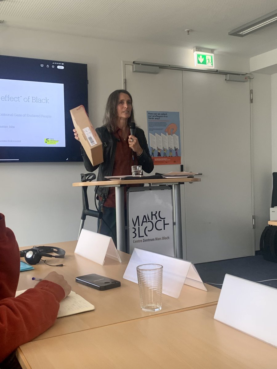 Delighted to present my research on ‘Persecuted Satirists: How Anti-Fascist Laughter Could Get You in Trouble, 1922-45’ at the ‘Power of Laughter. Laughing about Power’ conference at the <a href="/CentreMarcBloch/">Centre Marc Bloch</a>. We even have a box of jokes that is going around! #twitterstorians