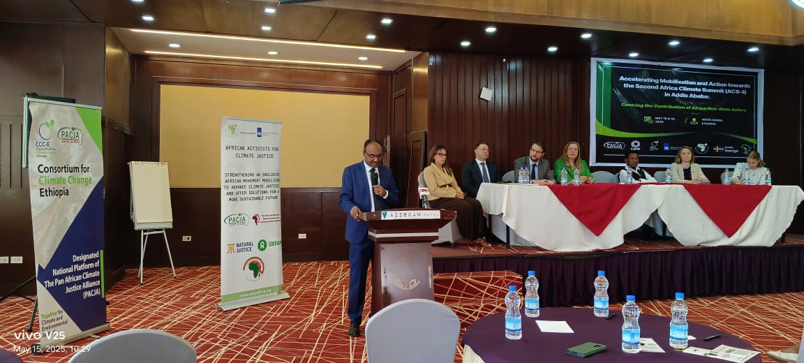 "Climate change poses significant risks to Africa's environment, economies and populations. We must ensure that climate finance reaches the most vulnerable; NSA are at the heart of the vulnerable communities, and they must play their role in ensuring the climate finance reaches