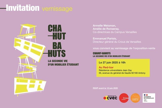 Vincent Elsa (@ipr_versailles) on Twitter photo 📍Le design vous passionne ?
Vernissage le 27/06 à 16h exposition Chahut Bahuts Résidence universitaire Jean Zay à Antony.
Un projet porté par le <a href="/CMQVersailles/">Campus Versailles</a> CAMPUS Versailles <a href="/acversailles/">Académie de Versailles</a>
Inscription :
billetweb.fr/vernissage-exp… 📍Le design vous passionne ?
Vernissage le 27/06 à 16h exposition Chahut Bahuts Résidence universitaire Jean Zay à Antony.
Un projet porté par le <a href="/CMQVersailles/">Campus Versailles</a> CAMPUS Versailles <a href="/acversailles/">Académie de Versailles</a>
Inscription :
billetweb.fr/vernissage-exp…