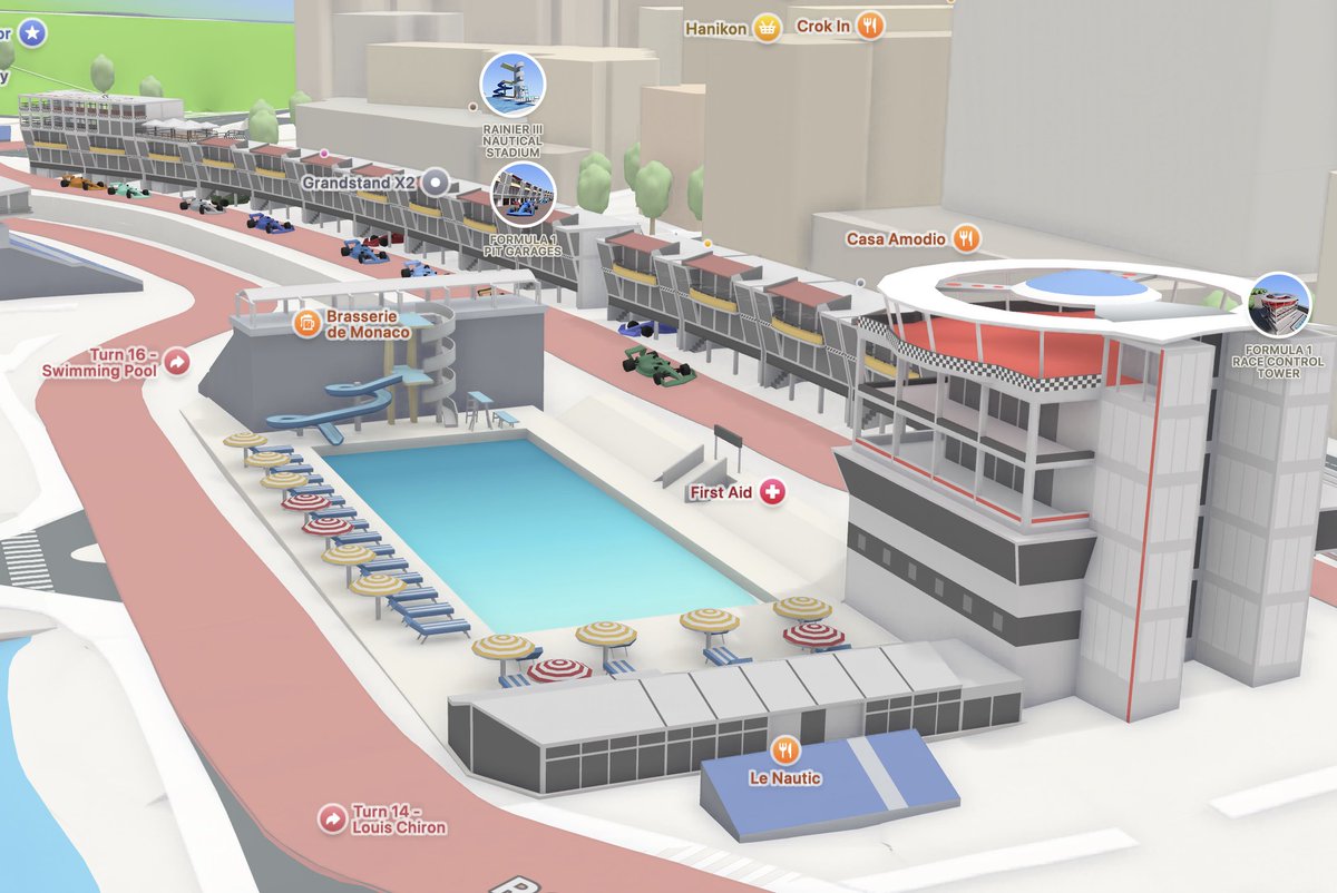 finjassauer's tweet image. Die neue Apple Maps Detailed City Experience in Monaco ist echt crazy