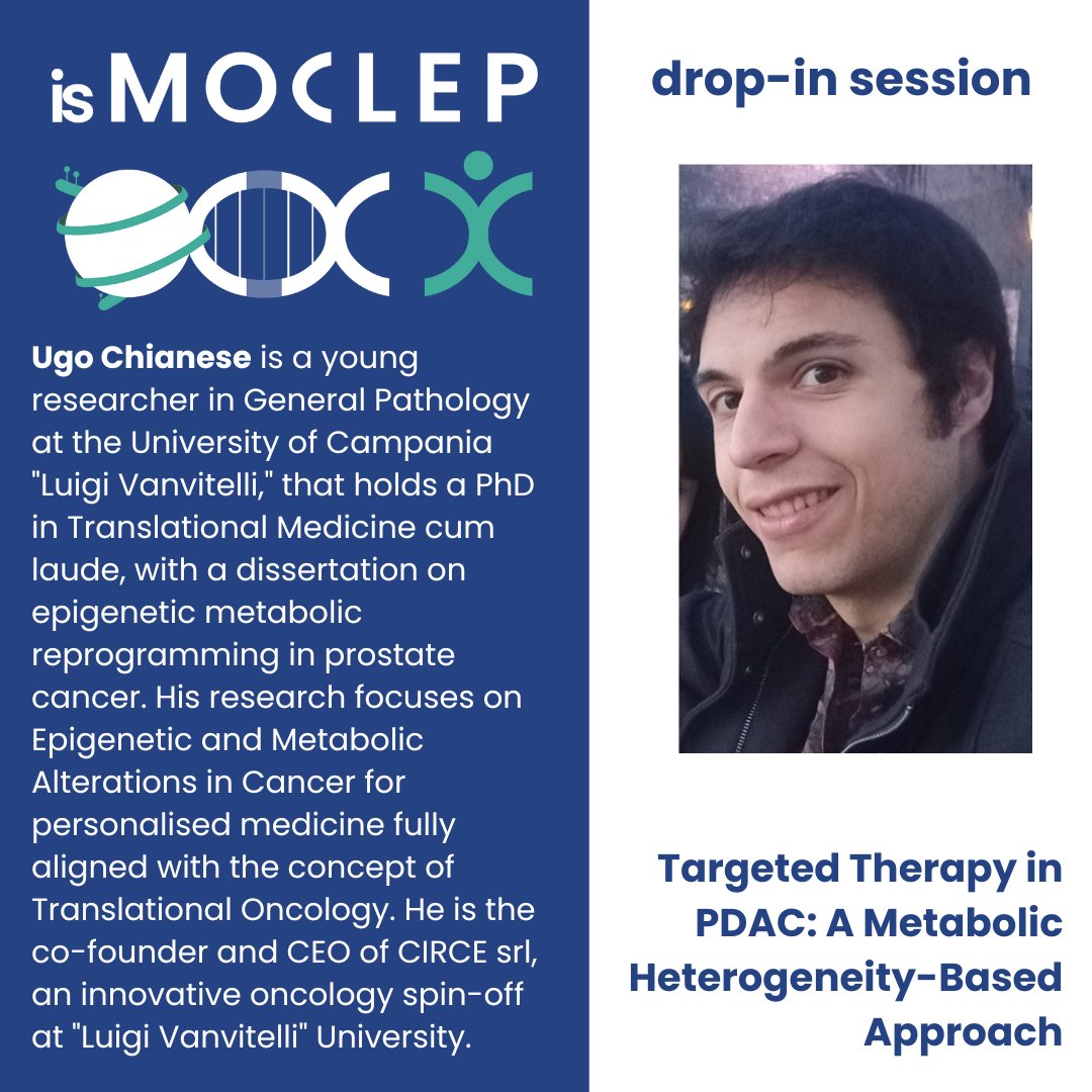🚀 On Thursday, May 29, at 4 pm CET, our member Ugo Chianese, young researcher from University of Campania "Luigi Vanvitelli" will speak at the drop-in session on "Targeted Therapy in PDAC: A Metabolic Heterogeneity-Based Approach".
 
 Comment below to get a link for the meeting!