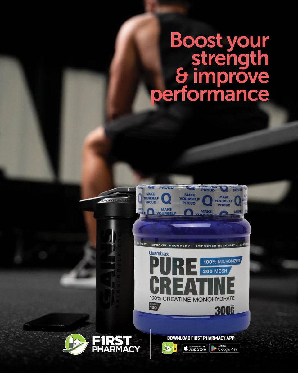 Calling all fitness lovers, gym girlies, and those in their hot girl walk era! 💪👟
Quamtrax Pure Creatine is the ultimate performance booster to help you crush your gym sessions and improve recovery.

Order now⬇️
  Android: bit.ly/3yprdGa
  iOS: apple.co/3RpWMGG
