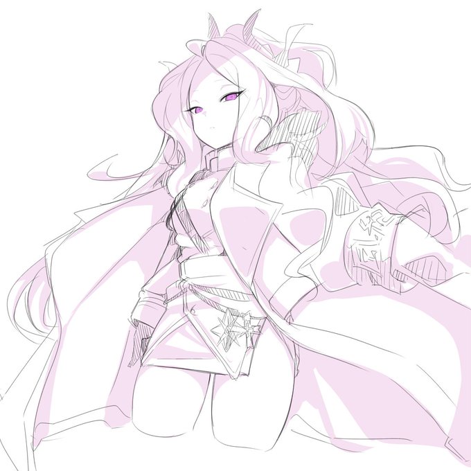 描きっぱなしにして塗ってないやつですお納めください 