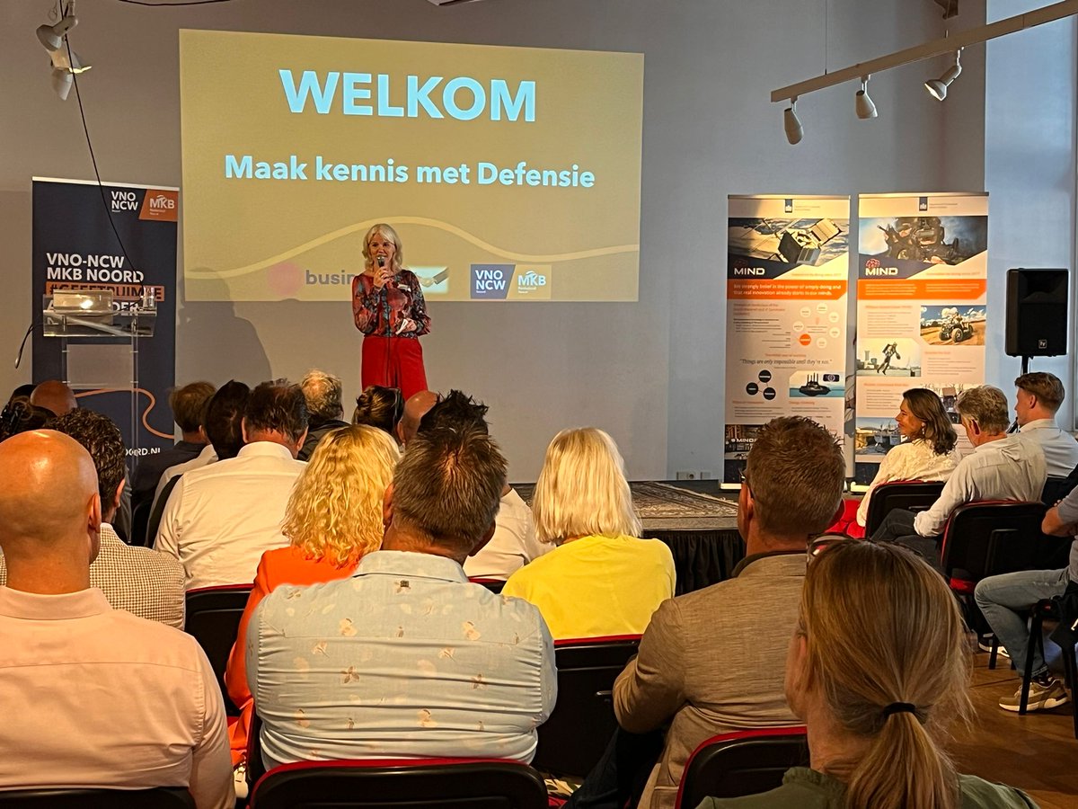 Ondernemers maken kennis met Defensie tijdens een lunchsessie met onderwerpen als: wat is de rol van #Defensie in Friesland, actuele ontwikkelingen, wat zijn kansen voor #ondernemers en hoe kunnen zij zakelijk partner worden van Defensie. <a href="/InfoYnbusiness/">Ynbusiness</a>