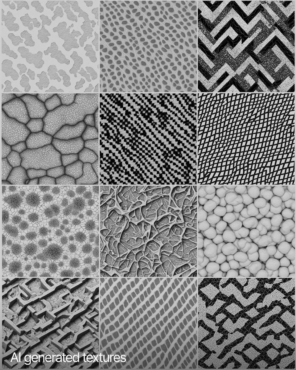 Found_Studio's tweet image. We built a custom AI pipeline using ComfyUI to generate seamless, physically-based texture libraries.
AI served a conceptual role, helping us imagine fabrics beyond existing techniques and materials.
🔗 View case study via link in bio
#ArtificialInteligence #Workflow #ComfyUI