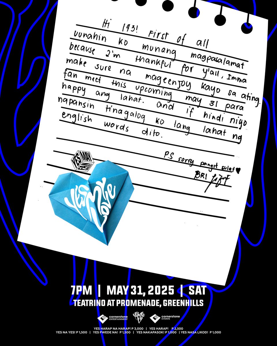 143yesmylove's tweet photo. YES MAY LETTERS! 💌❤️‍🔥

Here are our personal invitatations for you 143!!!Mahal na mahal namin kayo! 🫶🏻

#143YesMyLove #YesMayFanMeet https://t.co/lYBbehkNz6