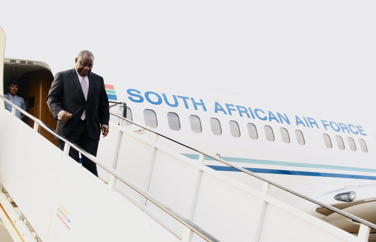 🇿🇦 President Cyril Ramaphosa Heads to the USA 🇺🇸

President Cyril Ramaphosa will undertake a working visit to the United States of America from 19 to 22 May 2025, this will include a meeting with President Donald Trump at the White House on the 21st of May.

🔗  Read more: