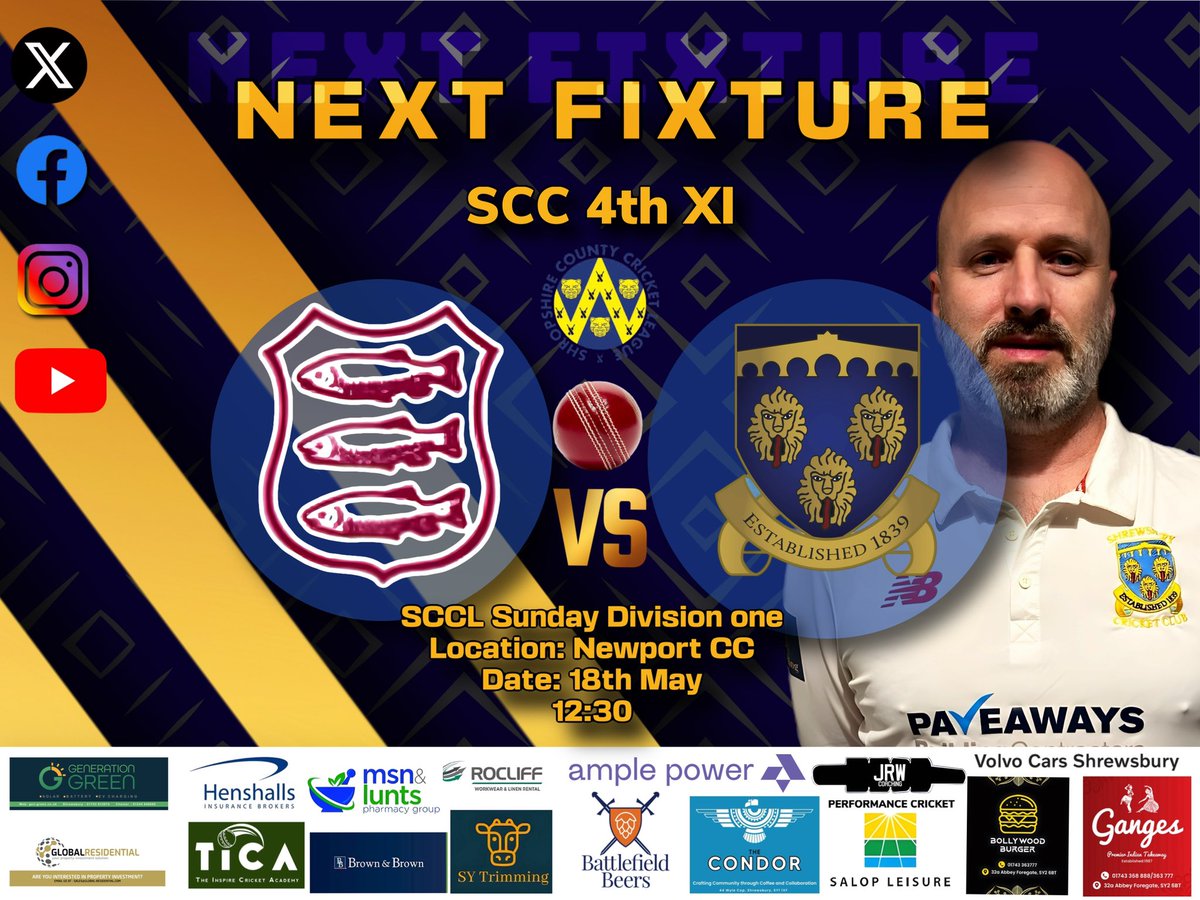 Shrewsbury Cricket Club tweet media