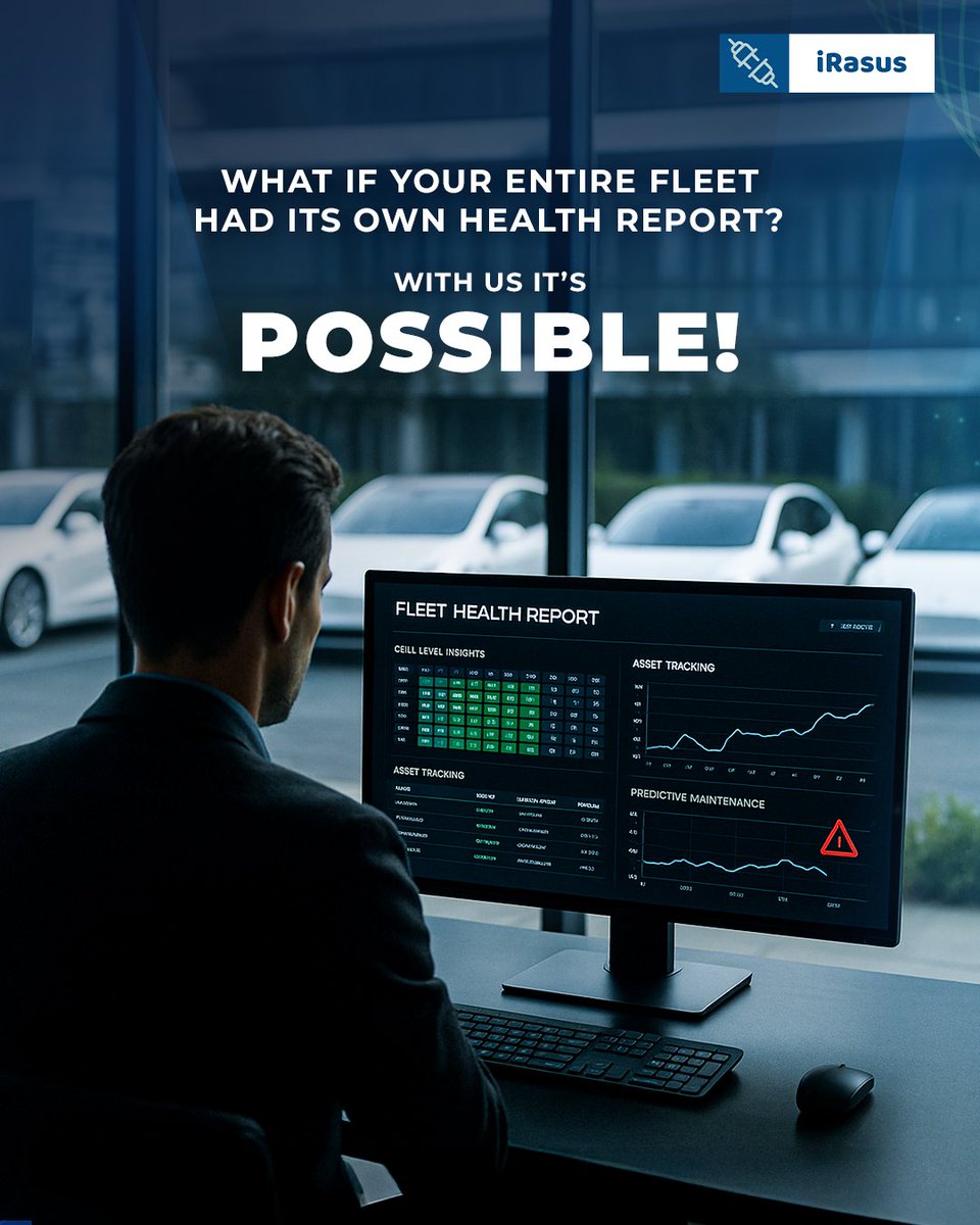 irasus_tech's tweet image. Cell-level insights, asset tracking, predictive maintenance, get all in one dashboard.​

Redefine your fleet heath with iRasus. Link in bio​

#iRasusTechnologies #FleetHealth #BatteryAnalytics #SmartFleetManagement #ElectricVehicles #InnovationInMotion