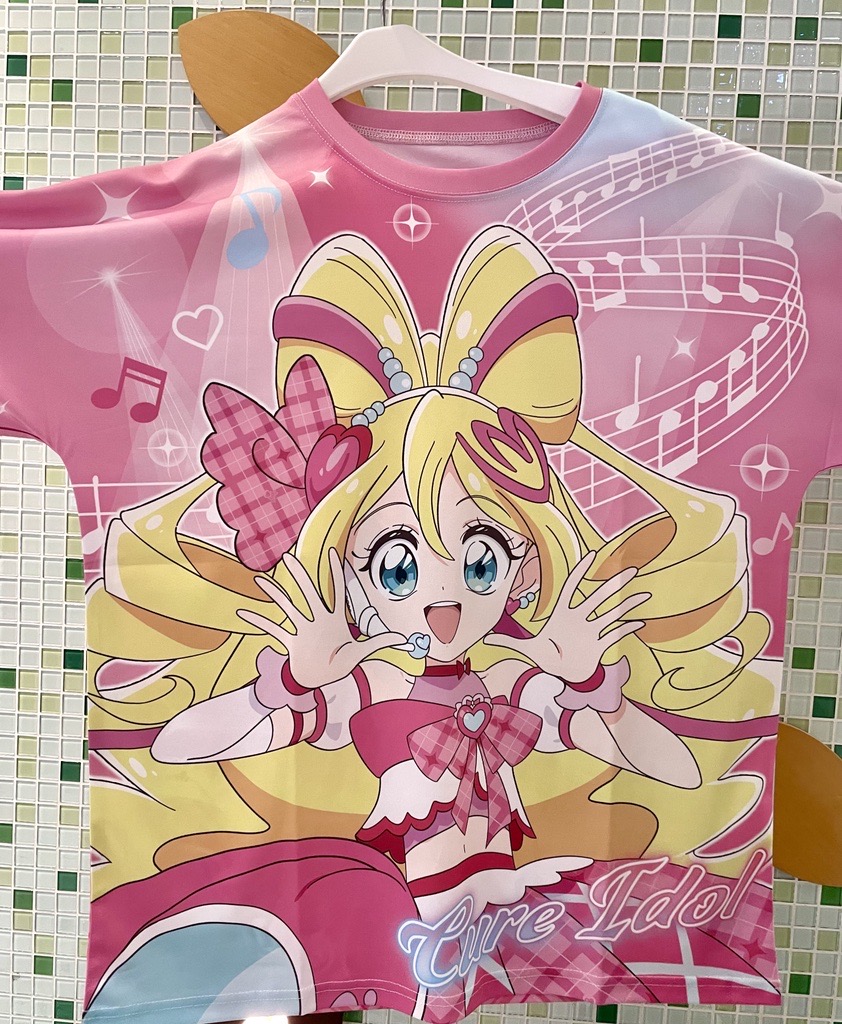 PRECURE プリキュア CURE AQUA Tシャツ 漫画T  アニメT PRECURE プリキュア CURE AQUA Tシャツ 漫画T アニメT