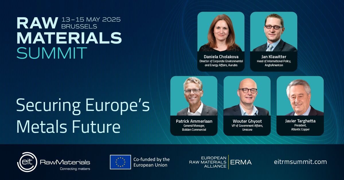🌍 Europe’s green &amp; digital transition depends on metals like #copper—but can we secure them sustainably? 

📢 Join the copper panel Securing Europe’s Metals Future at #RMSummit2025 to explore: 

⚡ Clean energy access for metal producers 
♻️ Boosting recycling &amp; secondary raw