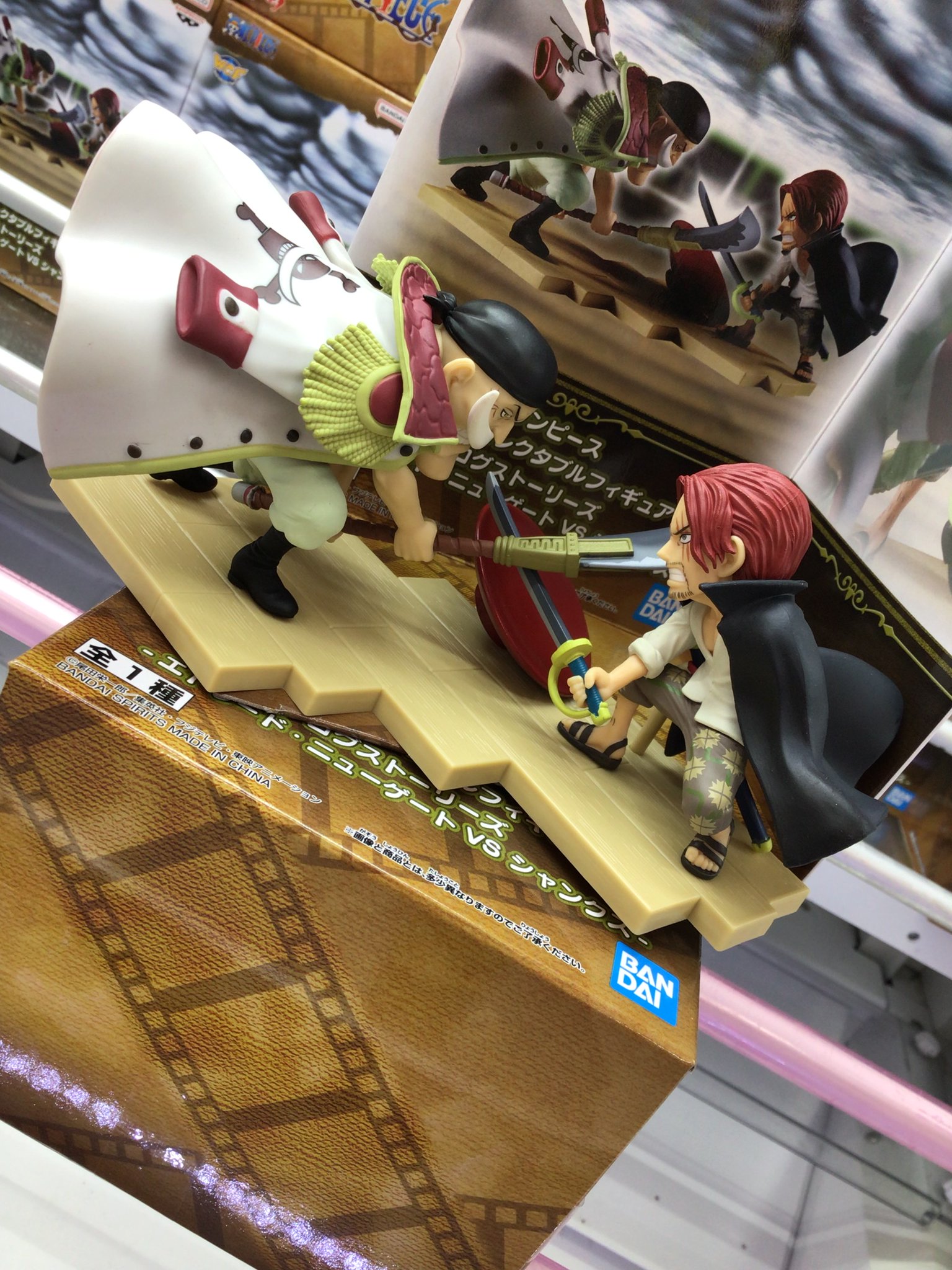 ワンピース ログストーリーズ ニューゲートVSシャンクス フィギュアまとめ売り ワンピース ワールドコレクタブルフィギュア ログストーリーズ