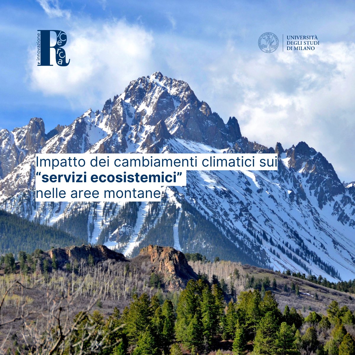 🏔️Il team di ricerca della Statale di Milano ha pubblicato uno studio sull'impatto dei cambiamenti climatici sui servizi ecosistemici.
👉lastatalenews.unimi.it/impatto-cambia…
#CambioClimatico #inquinamento
