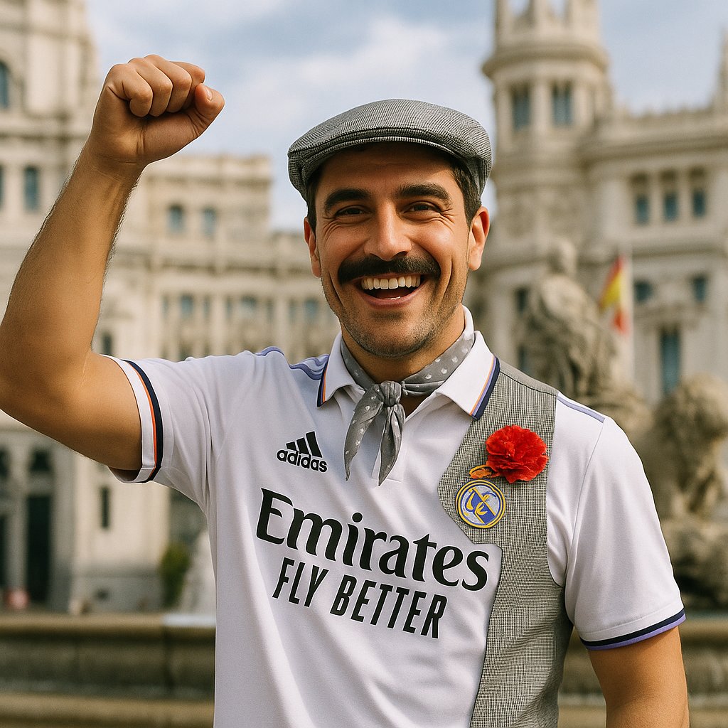 Hoy no es un día cualquiera 
Hoy es el día del Patrón 
Viva San Isidro!!!
Seguiremos paseando Madridismo Castizo y Chulapo allá donde juegue nuestro Madrí.
¡Hala Madrid 
¡Y que viva la capital, chulapa y orgullosa!