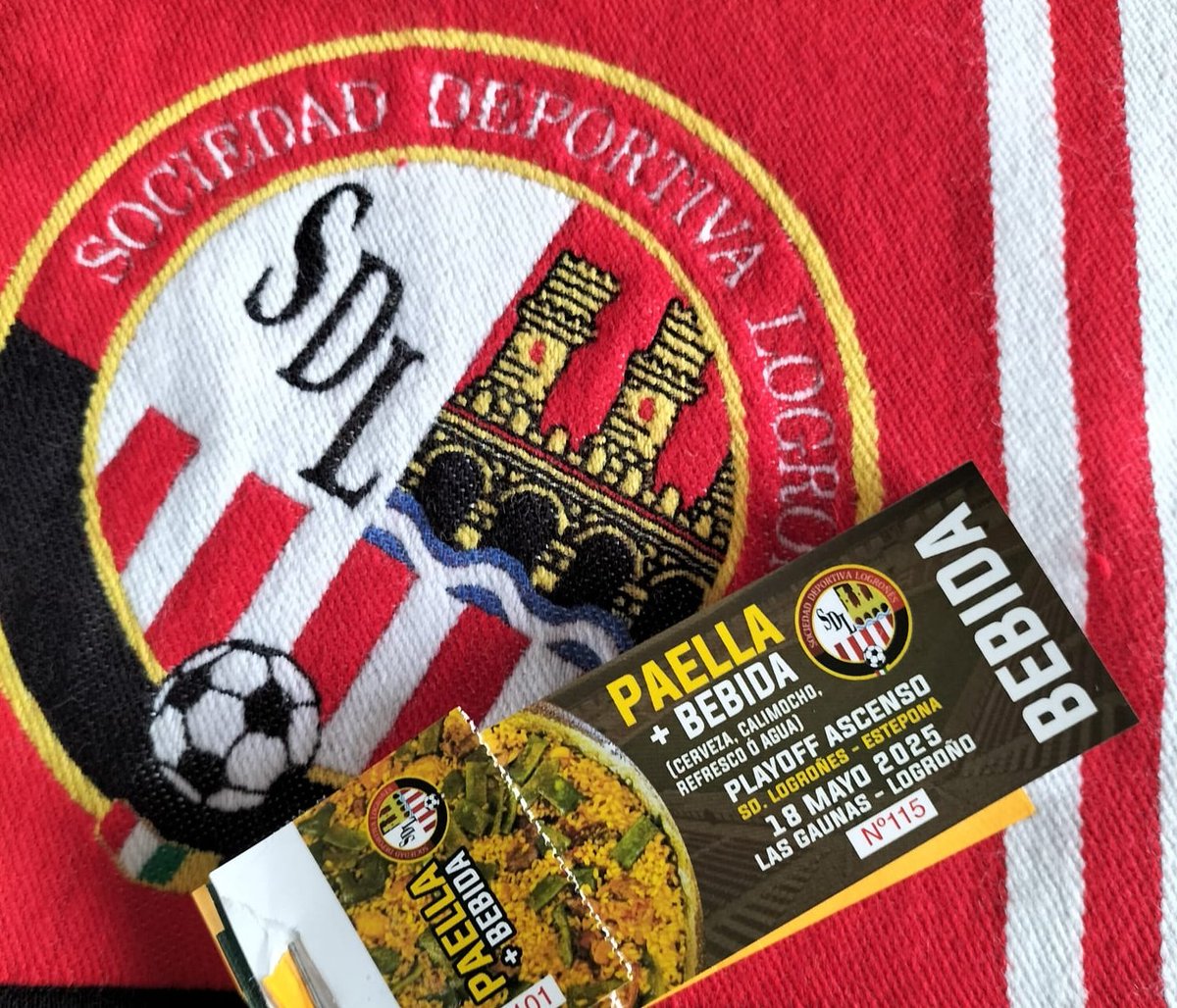 FAN ZONE |🇦🇹

𝗗𝗼𝗺𝗶𝗻𝗴𝗼 𝟭𝟴

𝟭𝟯:𝟯𝟬
🍻 Barras y DJ's.
✨️Talleres (pancartas, pulseras, pintacaras)
⚽️ Fútbol 3x3.

𝟭𝟰:𝟯𝟬
🍽 Paella popular (10€ con bebida)
🌐 Sorteo camiseta firmada + vino. 
 
𝟭𝟲:𝟭𝟱
💥 Recibimiento al equipo.

𝟭𝟴:𝟬𝟬
⚽️ Logroñés-Estepona.