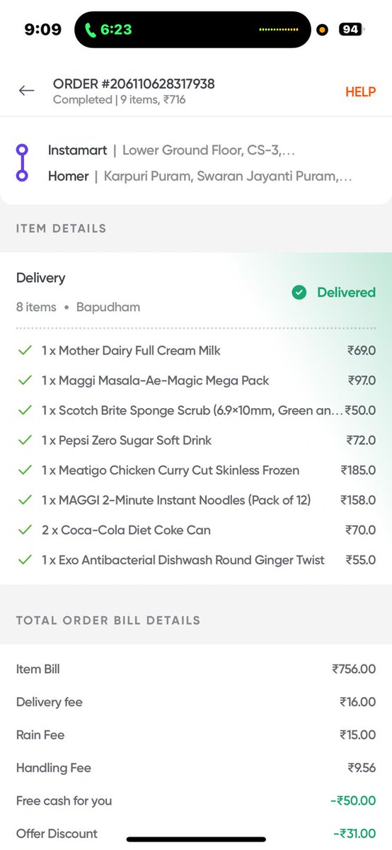 Shaan Sehgal (@shaan_sehgal) on Twitter photo STORY TIME :
<a href="/SwiggyInstamart/">Instamart</a> <a href="/SwiggyCares/">Swiggy Cares</a> <a href="/Swiggy/">Swiggy Food</a> <a href="/fssaiindia/">FSSAI</a>
I ordered this chicken yesterday and as you can see chicken is 9 months expired so for your kind information to everyone there is a expiry date of chicken which is 12 months . But why would I pay for expired STORY TIME :
<a href="/SwiggyInstamart/">Instamart</a> <a href="/SwiggyCares/">Swiggy Cares</a> <a href="/Swiggy/">Swiggy Food</a> <a href="/fssaiindia/">FSSAI</a>
I ordered this chicken yesterday and as you can see chicken is 9 months expired so for your kind information to everyone there is a expiry date of chicken which is 12 months . But why would I pay for expired