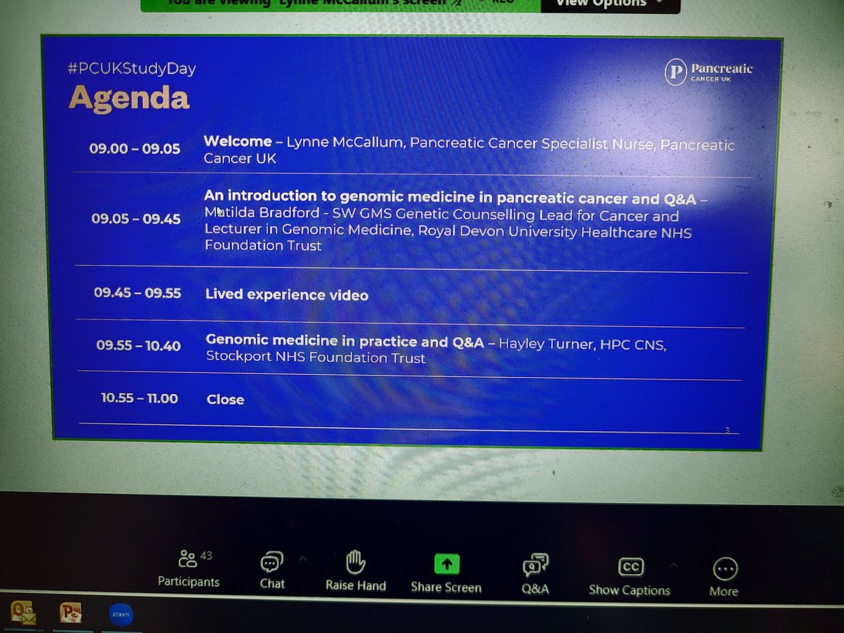 #pcukstudy thank you to <a href="/PancreaticCanUK/">Pancreatic Cancer UK</a> for inviting me to be part of such a important subject for our patients <a href="/ChrisOL05142560/">Chris O'Loughlin</a> <a href="/michmdavies/">Michelle Davies</a> <a href="/StockportNHS/">Stockport NHS FT</a>