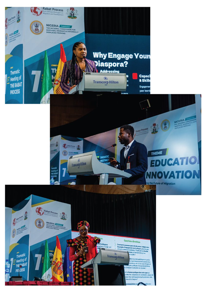 Highlights from the 1st Rabat Process thematic meeting on Youth &amp; Migration, chaired by Nigeria, discussions focused on empowering young voices, engaging the diaspora, and integrating youth perspectives into governance for effective migration solutions.

#ncfrmi #rabatprocess