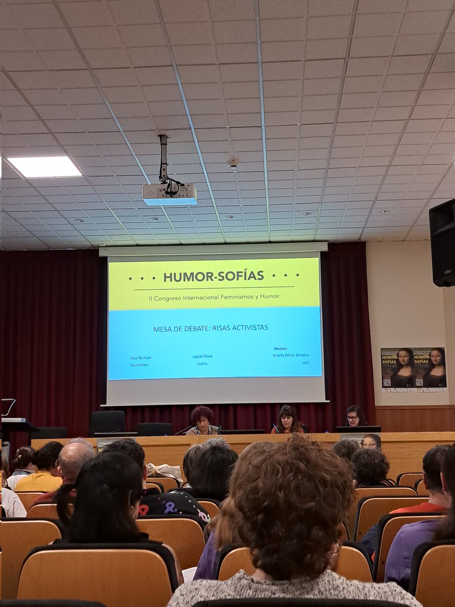 Montse Pena Presas (@penapresas) on Twitter photo Segundo día de <a href="/HumorSofias/">Humor-sofías</a>. Comezamos con #AnaRomaní e #IsabelRisco moderadas por #MartaPérezPereiro. Segundo día de <a href="/HumorSofias/">Humor-sofías</a>. Comezamos con #AnaRomaní e #IsabelRisco moderadas por #MartaPérezPereiro.