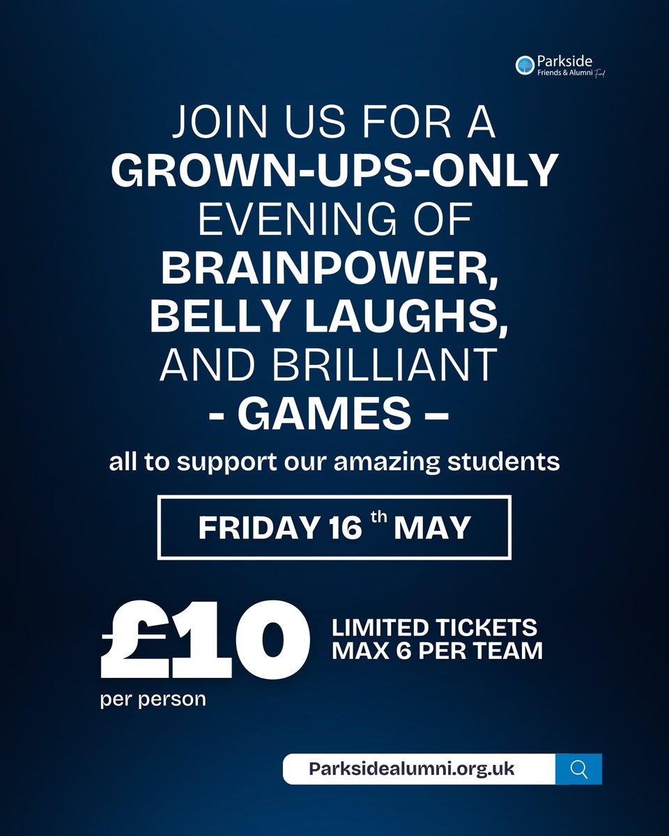 TOMORROW’S THE NIGHT! <a href="/ParksideAlumni/">Parkside Alumni</a> 
Final tickets remaining: lnkd.in/drzjkaMm