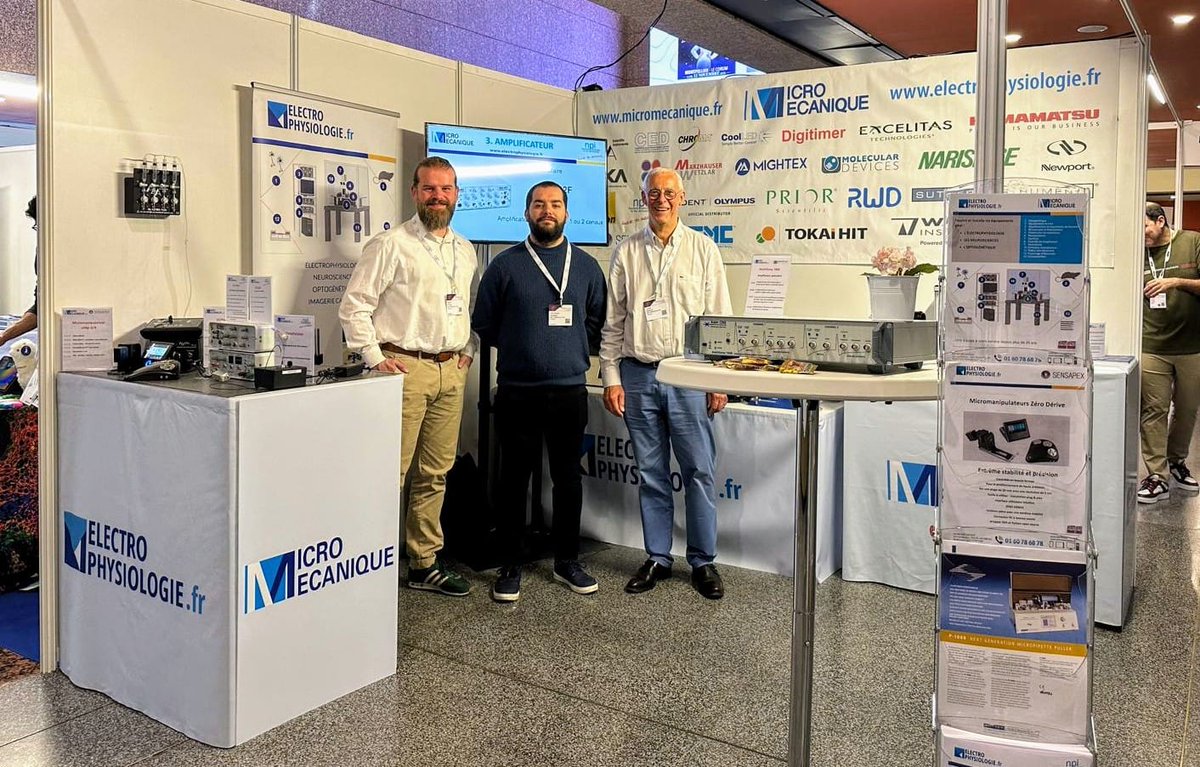 Come and visit us at the Micro Mécanique booth at the #neurofrance meeting at Montpellier 
#neurofrance2025