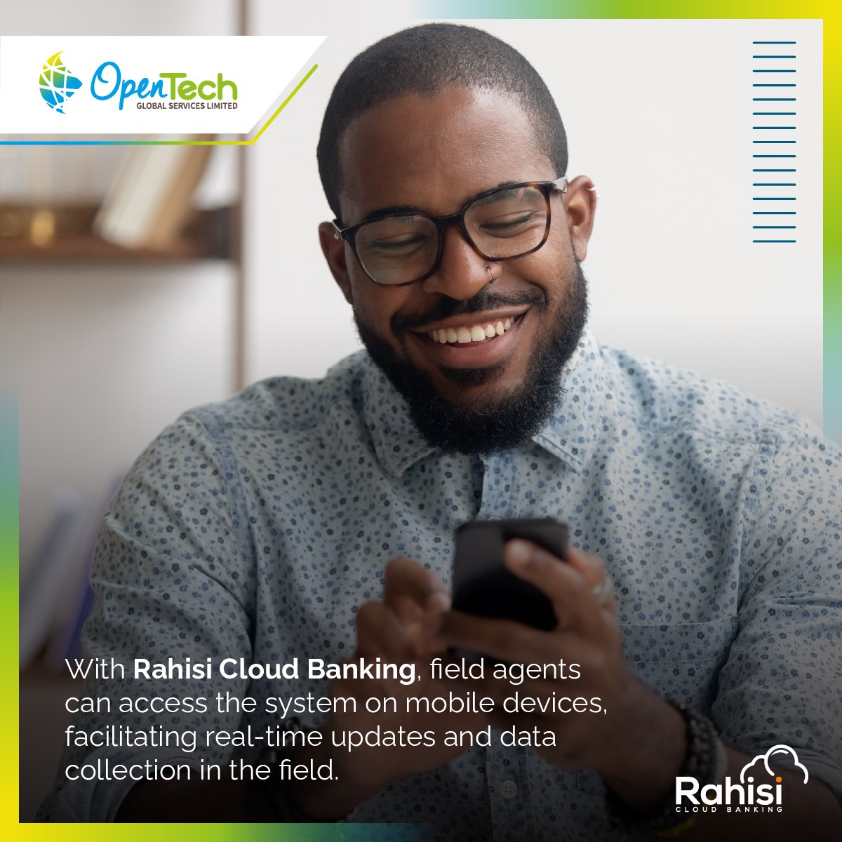 opentech_global's tweet photo. Streamline your banking with Rahisi Cloud Banking! Empower Relationship Officers with seamless eKYC for instant verification and real-time updates, enabling faster loan processing. Boost efficiency and enhance customer experience!
#LoanManagement #FinTech #eKYC #Banking https://t.co/rmb7UAYYVN