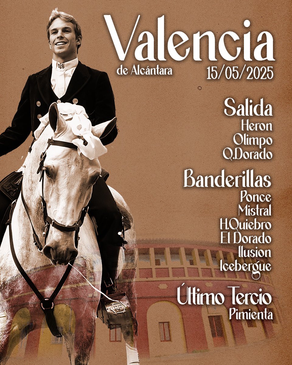 Cuadra que acompaña a #DuarteFernandes esta tarde en Valencia de Alcántara.

#DuarteEsFuturo