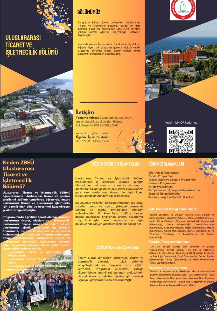 Bölüm Tanıtım Broşürümüz