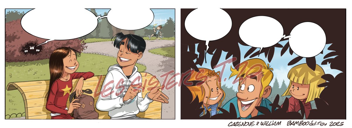 bd_sisters's tweet photo. Mais qui est ce beau brun avec Wendy ? 🧐
A retrouver dans la BD T20 Moi d'abord !
Extrait inédit https://t.co/QYnOsoAKiy