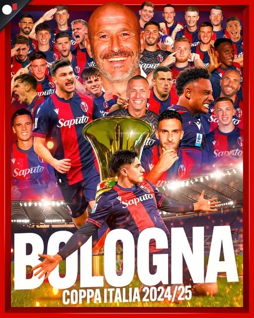 Congratulazioni <a href="/Bolognafc1909/">Bologna FC 1909</a>
Orgogliosi di voi ❤️💙
#Bologna