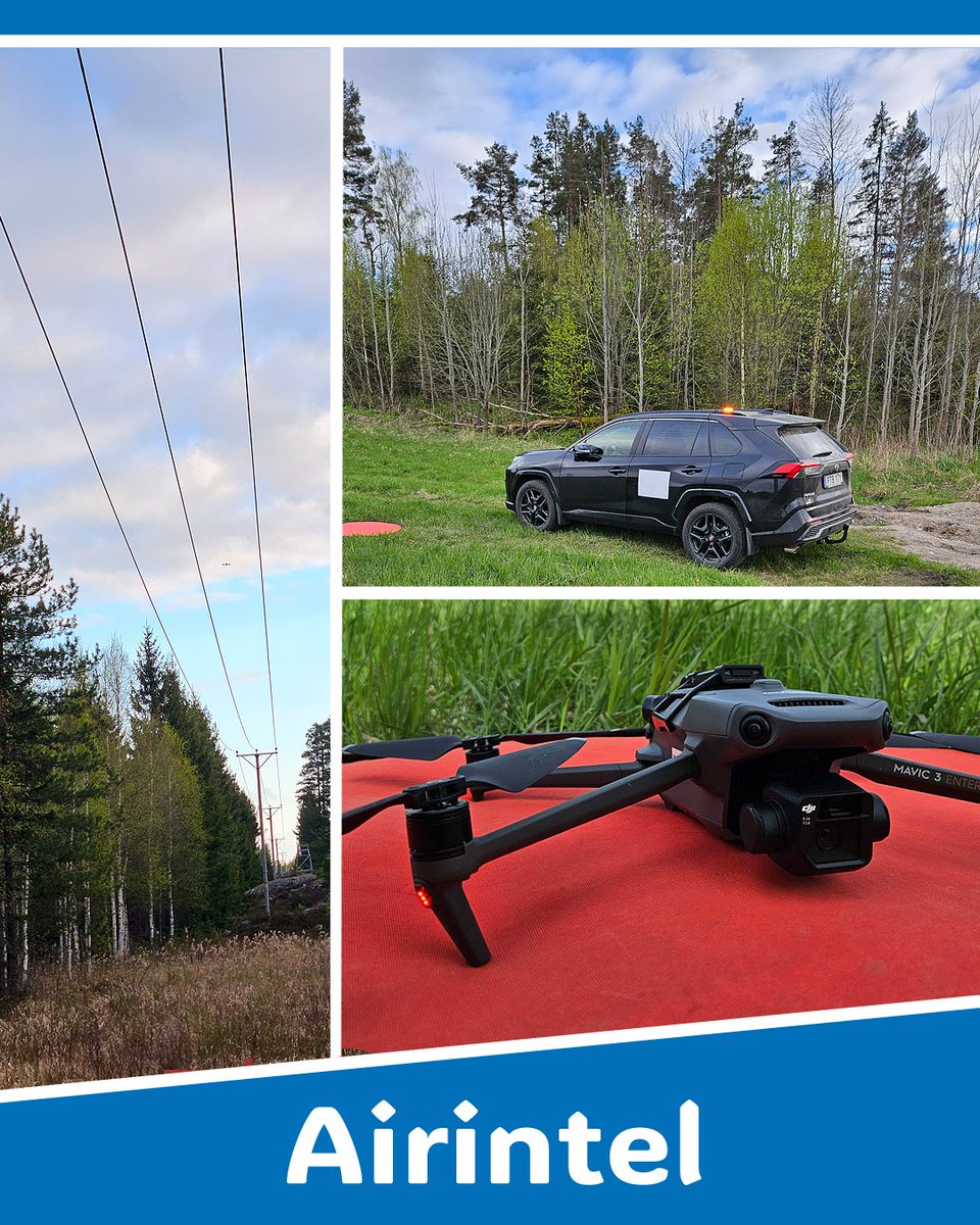 airintelab's tweet photo. Kraftledningsinspektion med drönare.
#airintel #drönare #kraftledning #drone #airpelago https://t.co/iQZjRe8oHB
