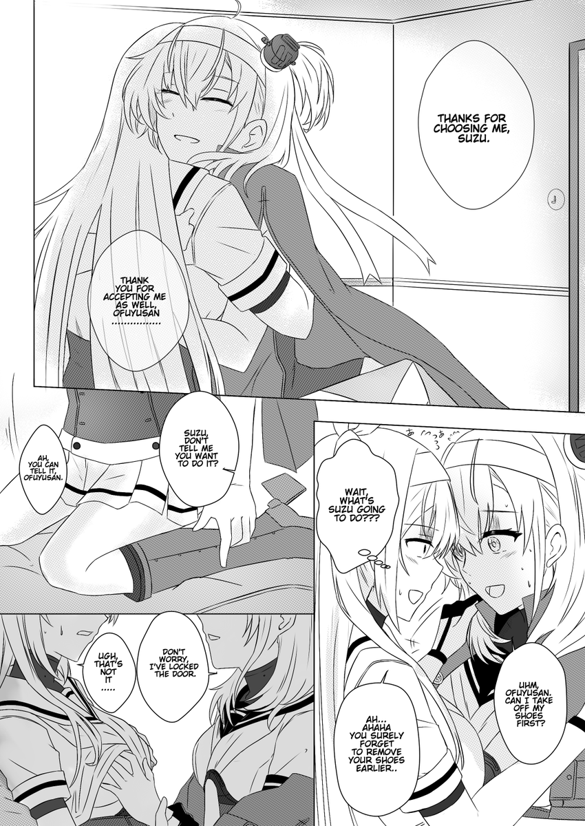 [Indonesia region only]
 shares're appreciated!
Hello, Rukialice's here. I'm happy to announce finally,  I can finish my Kancolle doujinshi featured pairing Suzutsuki x Fuyutsuki for Comic Frontier 20 that will be held in 24-25 May 2025.
Visit us  on Yuri Nakama Both Circle AB18. 