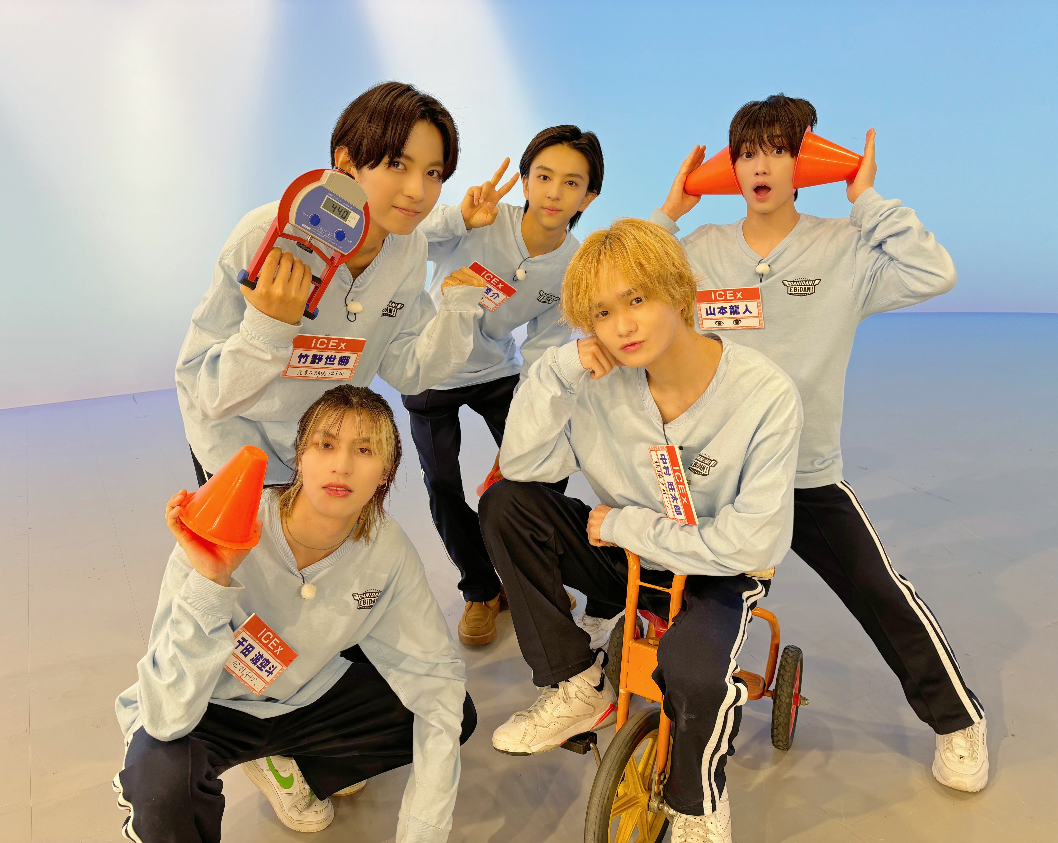 ICEx ダンエビ DANDANEBiDAN 生写真 集合 直筆サイン入り EBiDAN冠レギュラー番組「DAN! DAN! EBiDAN!」オフィシャル