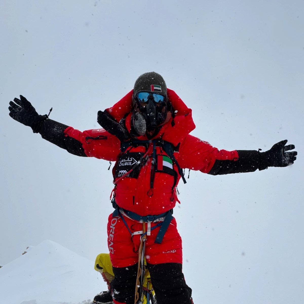 Congratulations to SAEED ALMEMARI! 
￼
On 10 May 2025, Saeed Khameis Almemari achieved a historic milestone by successfully summiting Kangchenjunga (8,586m) with Seven Summit Treks, becoming the first male Arab to conquer the world’s third-highest peak! 
￼
￼
This remarkable
