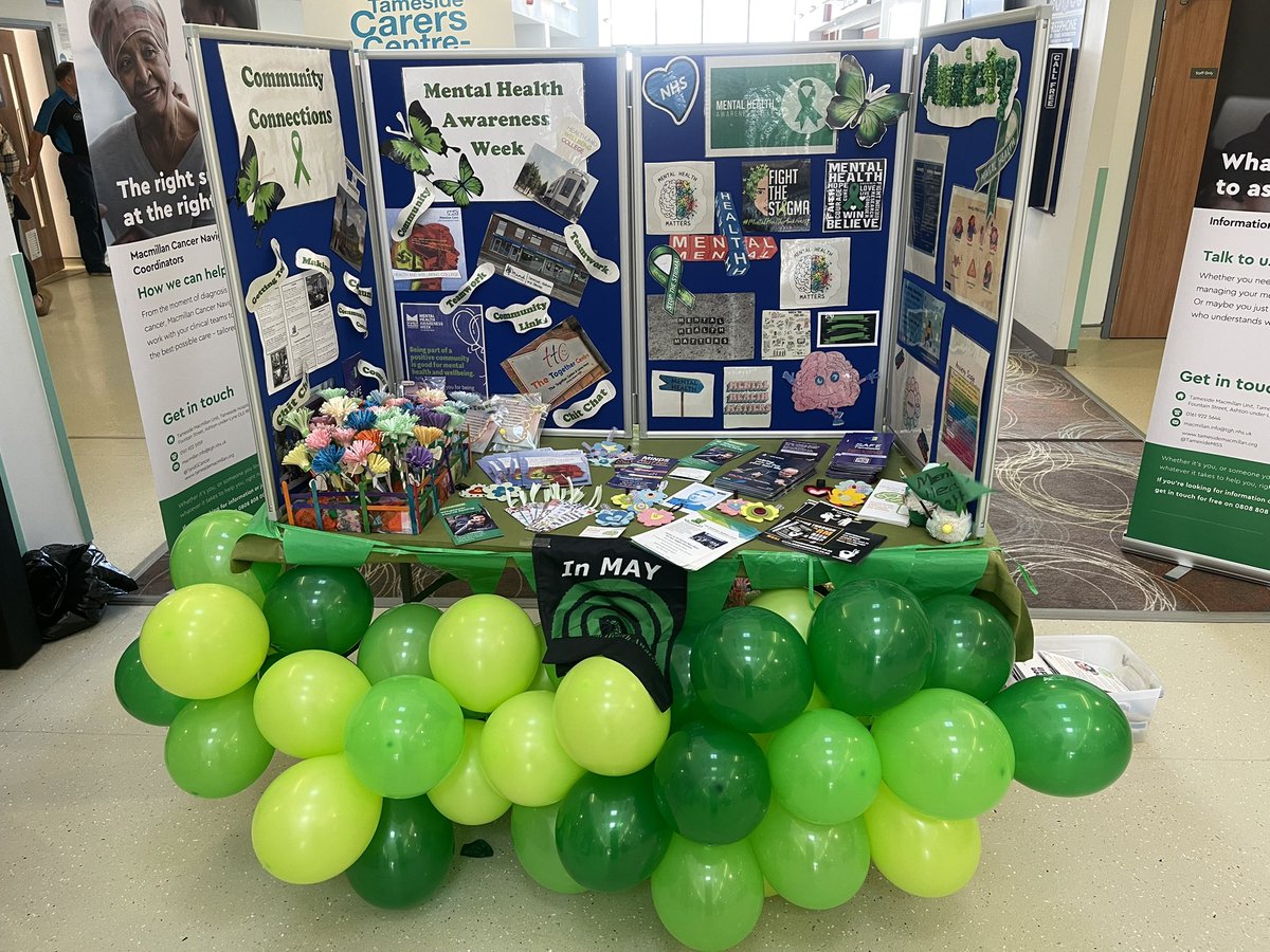 Sophie Coxon (@sophiecoxonx) on Twitter photo Weโre set up in the Hartshead Building ready to spread awareness around #MentalHealthAwarenessWeek head on over in youโre in the area, we have a few freebies too!! ๐ <a href="/PennineCareNHS/">Pennine Care NHS FT</a> <a href="/longtallbrett/">Brett</a> <a href="/annHallamNhs/">Ann ๐</a> <a href="/Janetmelianhs/">Janet Melia</a> <a href="/KateMeskell/">Kate Meskell</a> <a href="/mattwalshNDQ/">Matthew Walsh</a> <a href="/Lydia69274885/">Lydia</a> Weโre set up in the Hartshead Building ready to spread awareness around #MentalHealthAwarenessWeek head on over in youโre in the area, we have a few freebies too!! ๐ <a href="/PennineCareNHS/">Pennine Care NHS FT</a> <a href="/longtallbrett/">Brett</a> <a href="/annHallamNhs/">Ann ๐</a> <a href="/Janetmelianhs/">Janet Melia</a> <a href="/KateMeskell/">Kate Meskell</a> <a href="/mattwalshNDQ/">Matthew Walsh</a> <a href="/Lydia69274885/">Lydia</a>