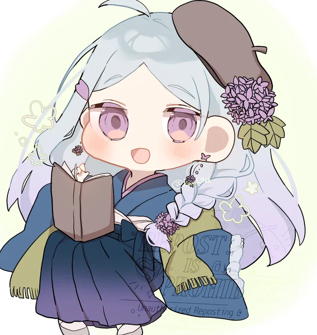 配信で描いた紫陽花ちゃん #イラスト 